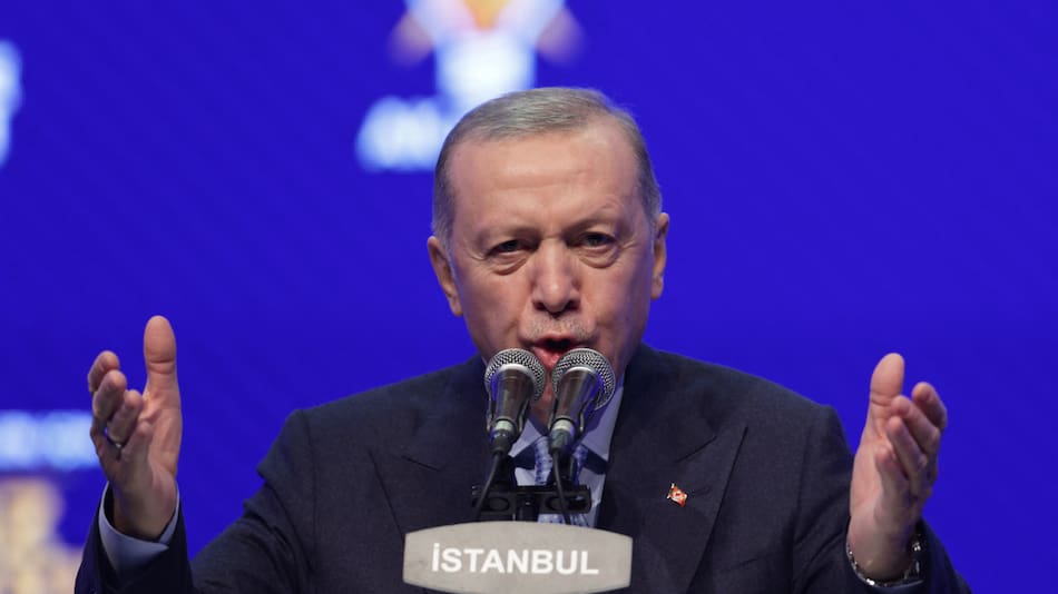 Recep Tayyip Erdogan, presidente de Turquía. Foto: REUTERS.