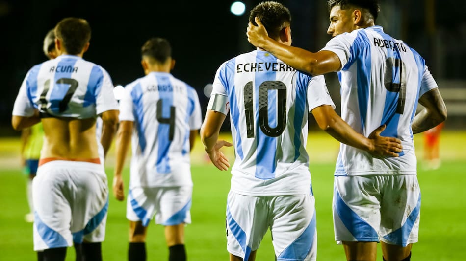 Sudamericano sub 20 2025, Argentina vs. Brasil. Foto: EFE