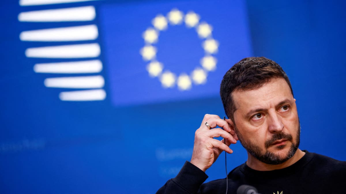 Volodimir Zelenski, presidente de Ucrania. Foto: Reuters.