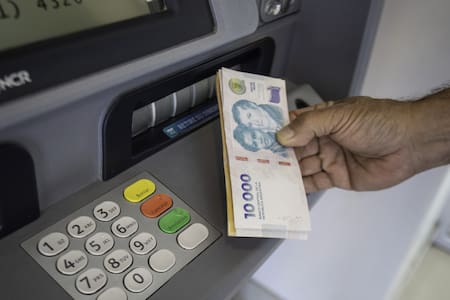 Cajeros automáticos. Foto: NA/Damian Dopacio.