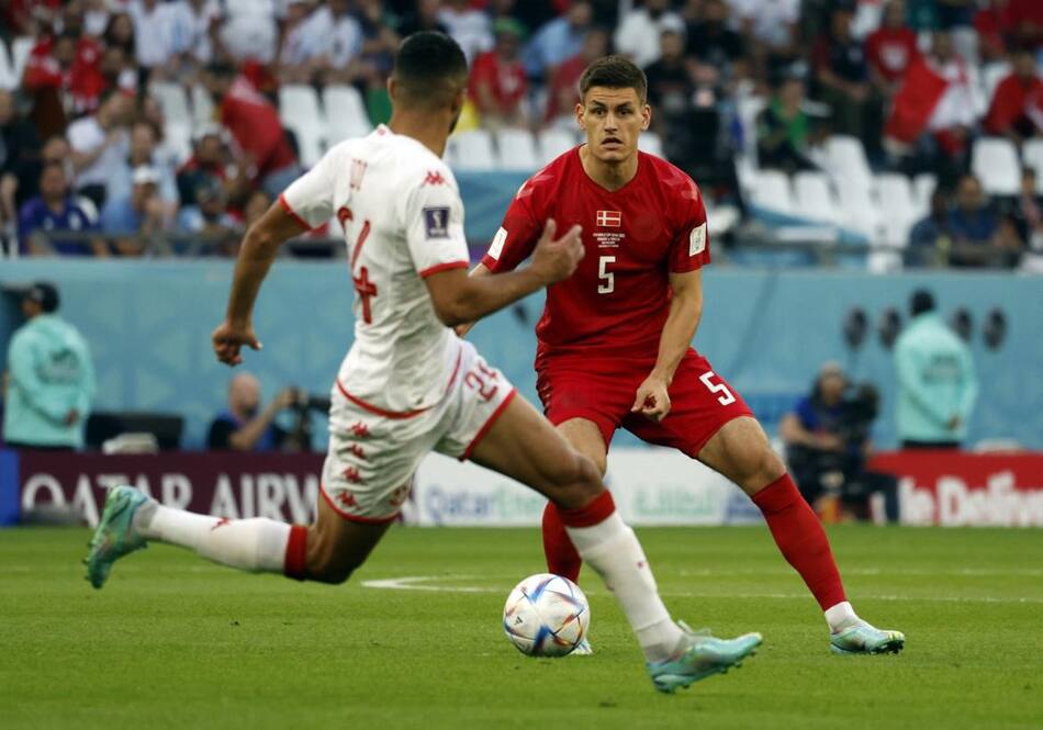 Dinamarca vs. Túnez, Mundial Qatar 2022, Reuters