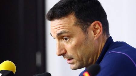 Lionel Scaloni, DT de la Selección. Foto: NA.