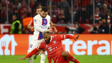 Lionel Messi en el Bayern Munich ante el PSG por la Champions League. Foto: NA.