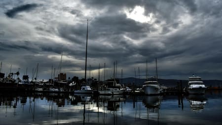 California se prepara para fuertes lluvias. Foto: EFE
