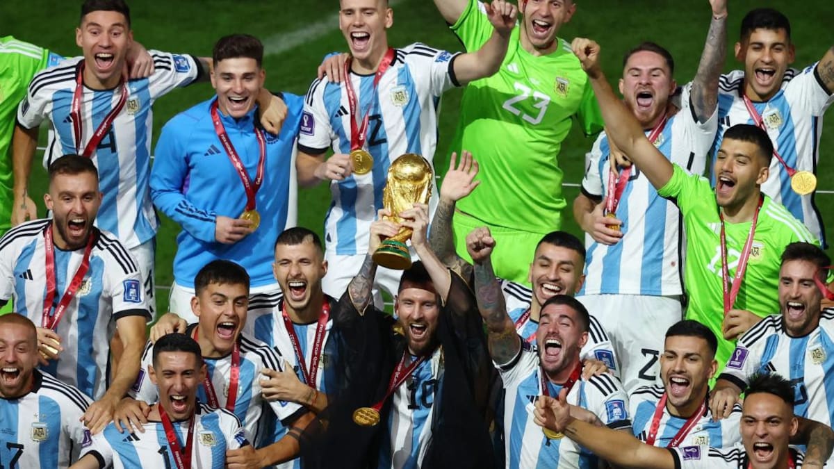 Campeones del mundo. Foto: Reuters