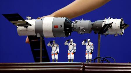 Estación espacial china Tiangong-1 (Reuters)