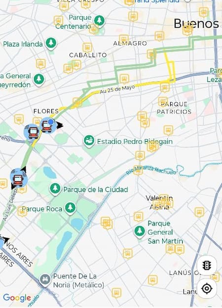 Las formaciones del colectivo 56 no llegan a Retiro.