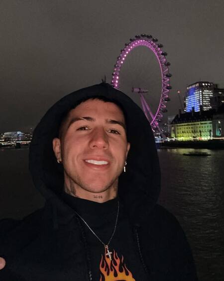 Enzo Fernández. Foto Instagram