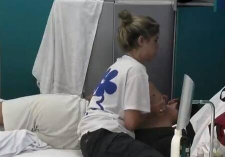 Denisse y Nicolás hablaron de lo que pasó entre Rosina y Lucía. Foto: captura Telefe.