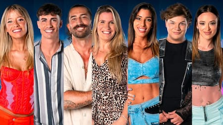 Los nominados de Gran Hermano. Foto: NA.