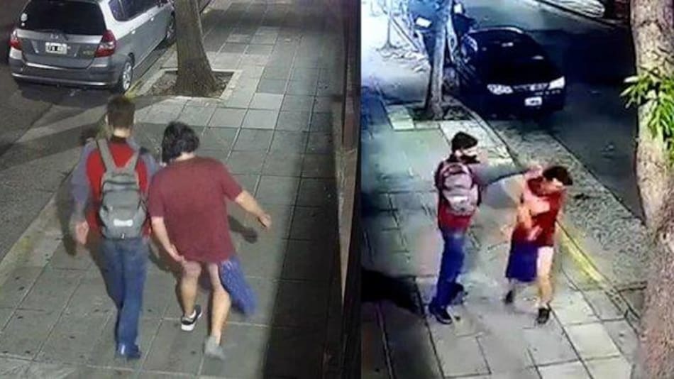 Crimen de un joven para robarle el celular en Balvanera. Foto: Captura de video.