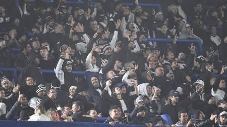 Hinchas del Corinthians en La Bombonera. Foto: Twitter @Corinthians.