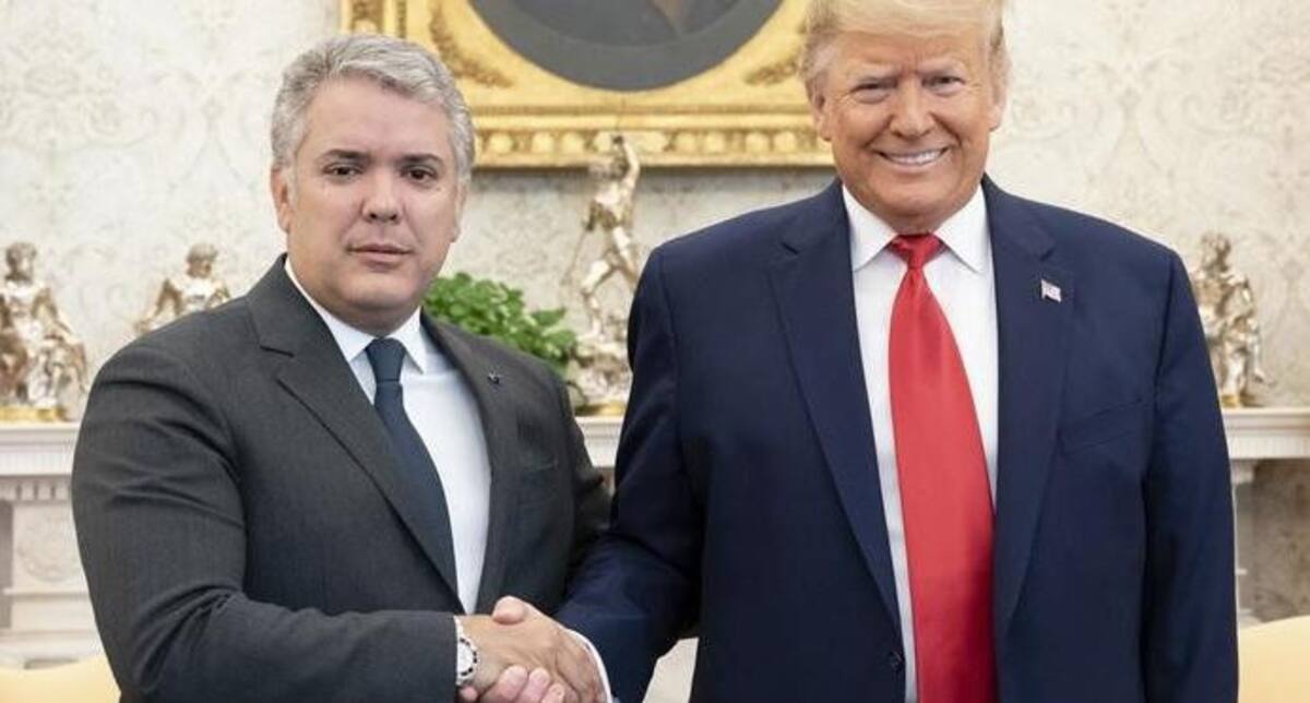 Iván Duque y Donald Trump