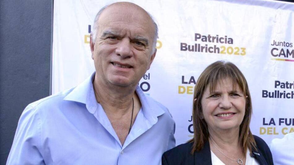 Néstor Grindetti y Patricia Bullrich. Foto: NA.
