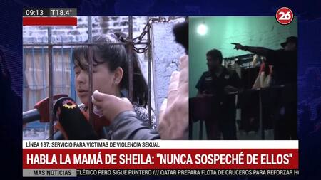 Madre de Sheila, policiales, Canal 26