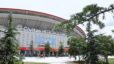 El encuentro se iba a jugar en el estadio de Atlético de Madrid. Foto: Instagram @cvitasmetropolitano.