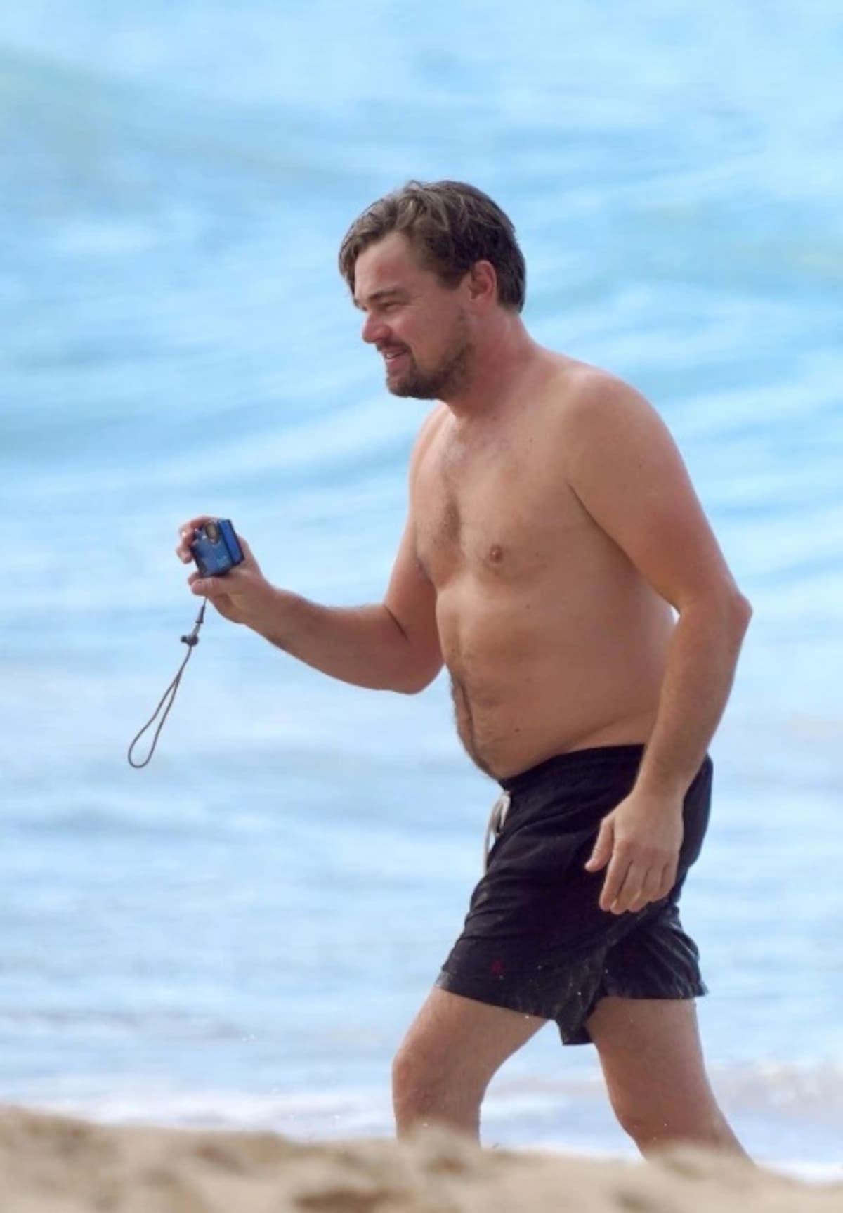 DiCaprio en la playa