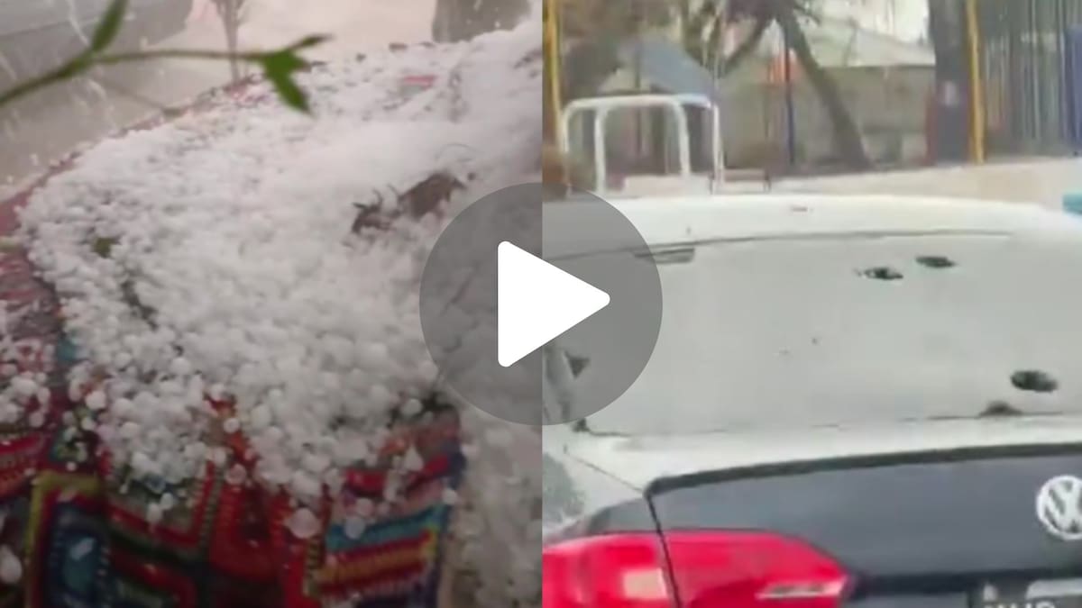 Granizo y destrucción en distintos puntos de la Argentina.