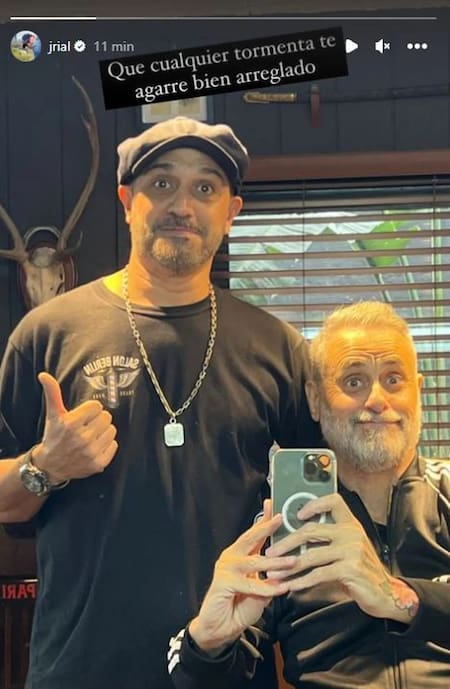 Jorge Rial rompió el silencio tras las críticas de More Rial. Fotos: captura de pantalla.