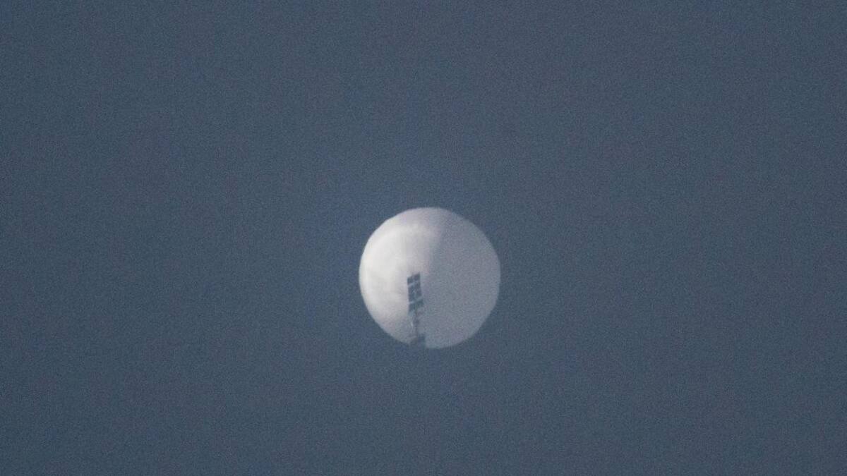 Globo chino en el cielo de Estados Unidos. Foto: REUTERS.