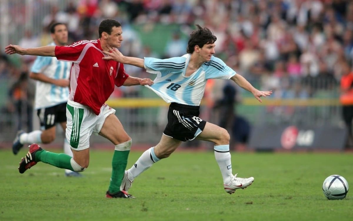 Debut de Leo Messi en la Selección Argentina