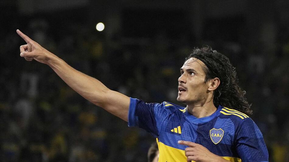 Edinson Cavani; Boca vs Central Norte. Foto: X @BocaJrsOficial