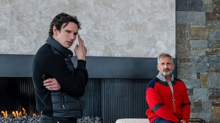 Mountainhead, la nueva serie política de Max. Foto X @StreamOnMax