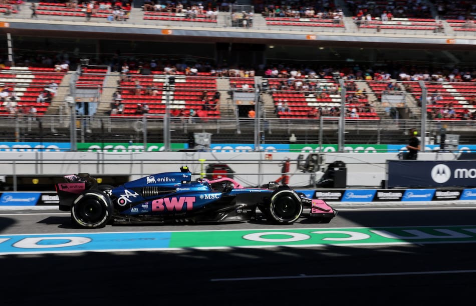 Franco Colapinto en el Gran Premio de España. Foto: REUTERS/Bruna Casas
