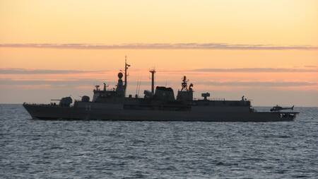 El destructor ARA “La Argentina”.