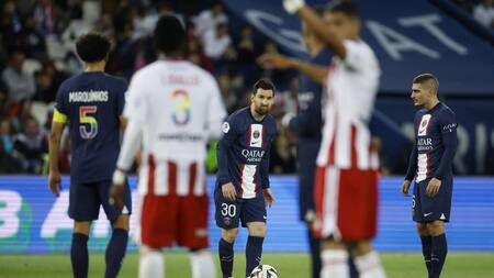 Lionel Messi, PSG vs Ajaccio. Foto: Reuters