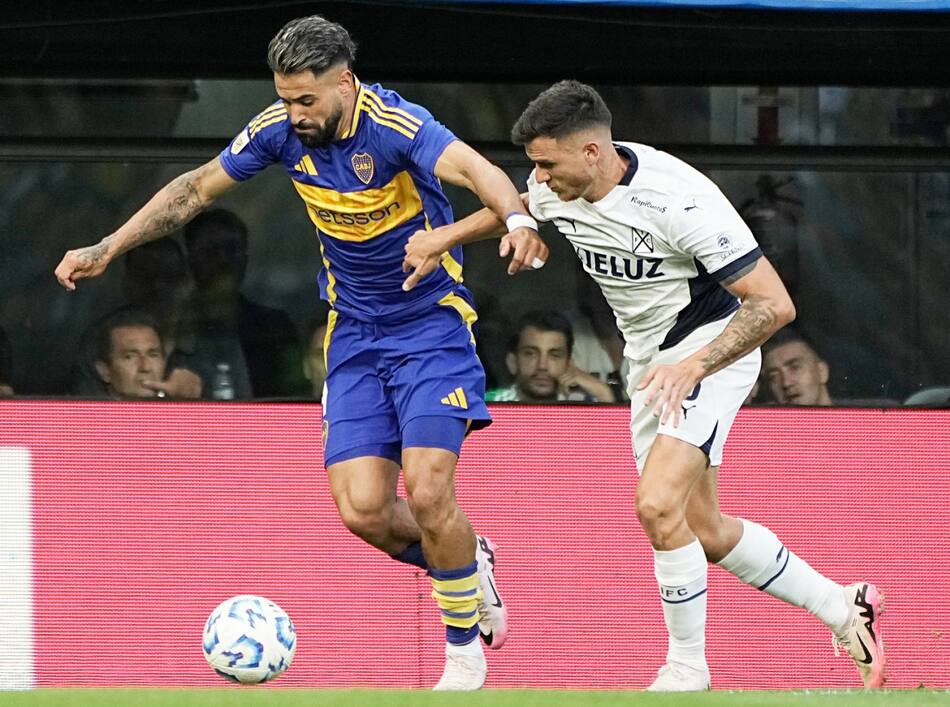 Milton Giménez, Boca vs Independiente. Foto: X @BocaJrsOficial