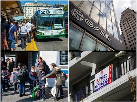 Aumentos para el mes de abril. Foto: NA.