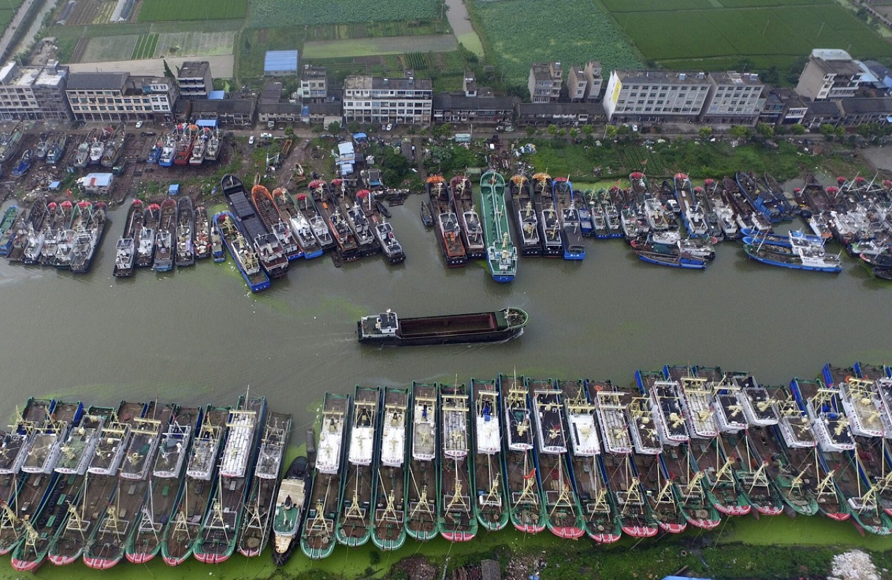 Comercio marítimo en China. Foto: Reuters.