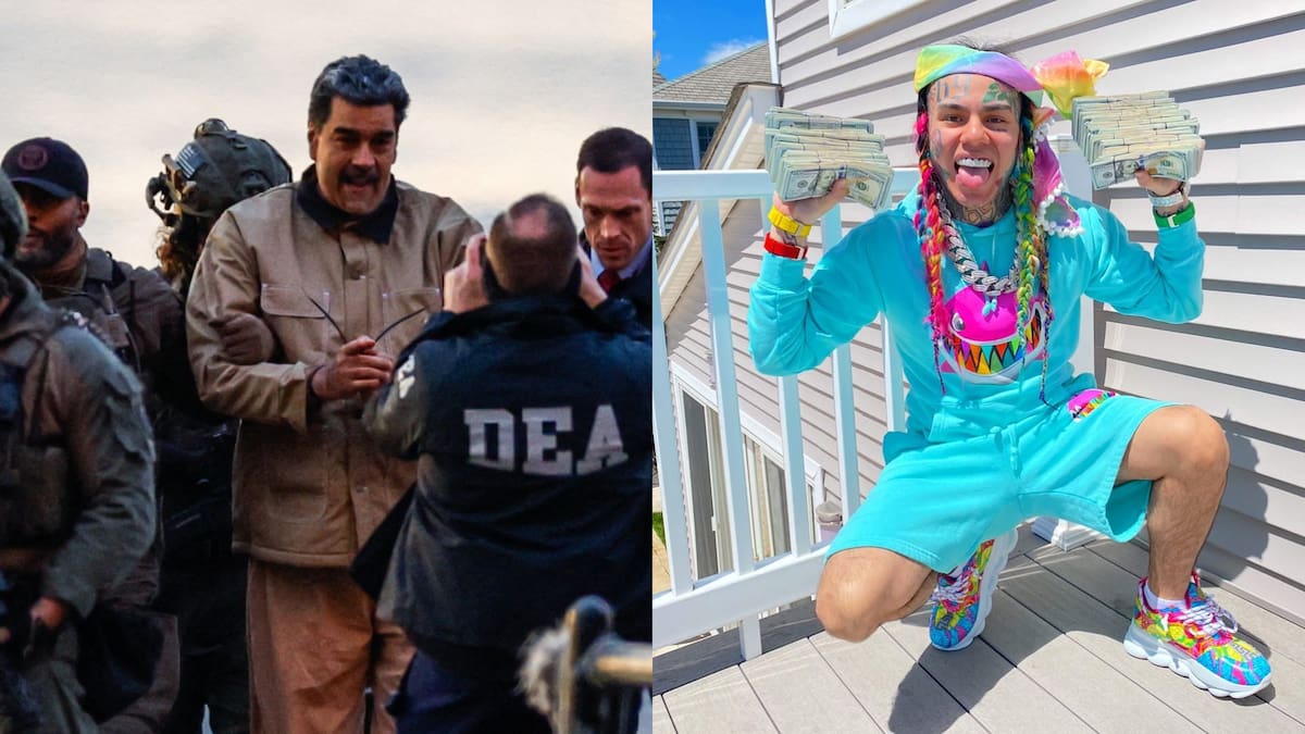 Nicolás Maduro y 6ix9ine.