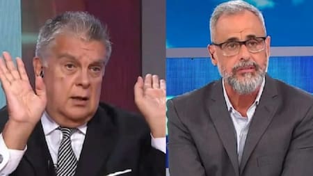 Luis Ventura y Jorge Rial. Foto: NA.