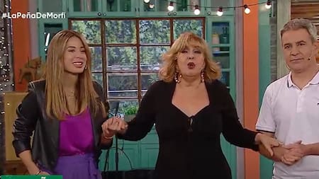 "¡Qué alegría tengo de estar acá!": Georgina Barbarossa sorprendió a todos y regresó a "La Peña de Morfi"