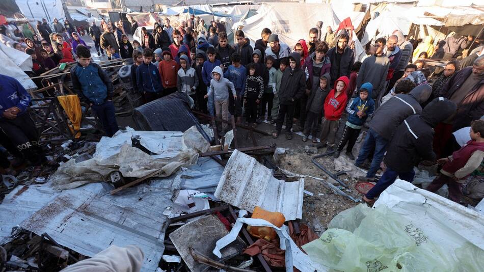 Bombardeos y destrucción en la Franja de Gaza. Foto: Reuters.