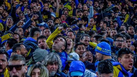 Hinchas de Boca, fútbol argentino. Foto: Twitter.