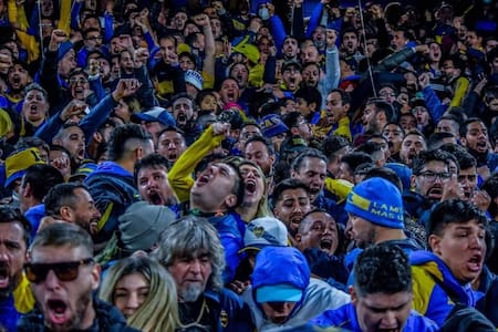 Hinchas de Boca, fútbol argentino. Foto: Twitter.