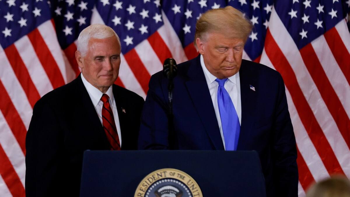 Mike Pence y Donald Trump. Foto: Reuters.