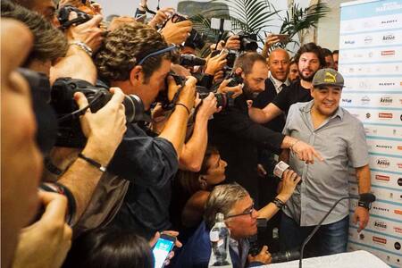 El último viaje de Diego Armando Maradona a Nápoles.
