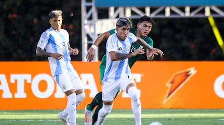 Sudamericano Sub 20 2025, Argentina vs. Bolivia. Foto: EFE