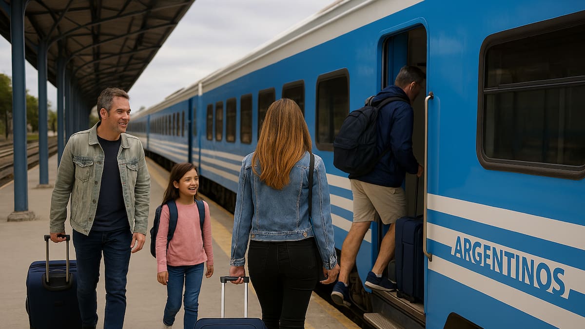 Trenes Argentinos rumbo a Mar del Plata