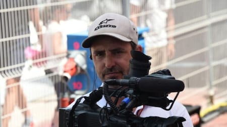 Ulises Panizza era camarógrafo de la transmisión oficial de F1. Foto: Instagram @ulisespanizza.