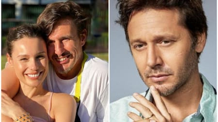 Roberto García Moritán junto a Pampita y Benjamín Vicuña. Fotos: archivo.