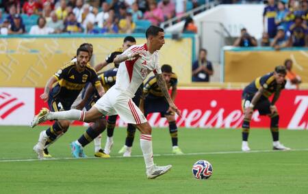 Ángel Di María; Boca Juniors vs. Benfica; Mundial de Clubes. Foto: Reuters (Nathan Ray Seebeck)