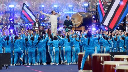 Imagine Dragons en la previa de la final de Champions League (Reuters)