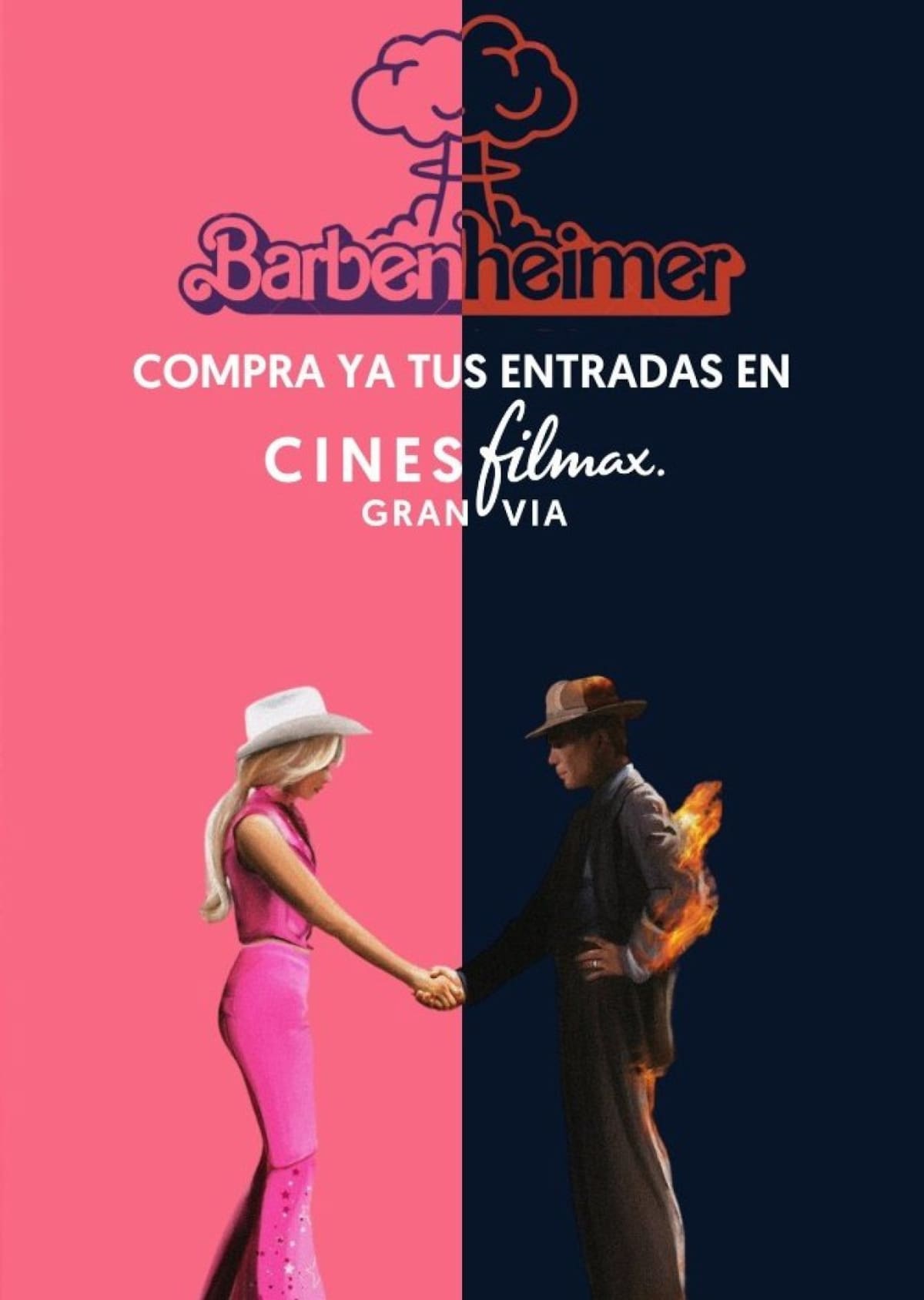 "Barbenheimer". Foto: Twitter/levmauc