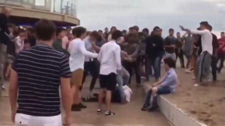 Batalla campal en Mar del Plata