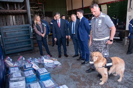 Operativo Aduana en Ezeiza. Foto: prensa